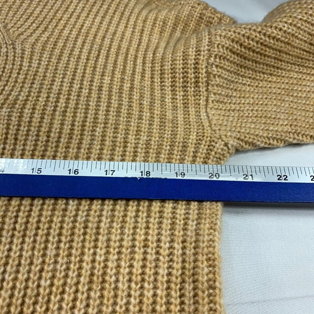 Charter Club Sweater Dress Womens Size Medium Tan long Sleeve Turtleneck  New - Picture 6 of 7